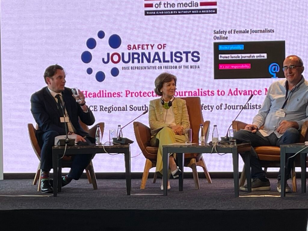 Una escena de la Conferencia Regional de Seguridad para Periodistas.