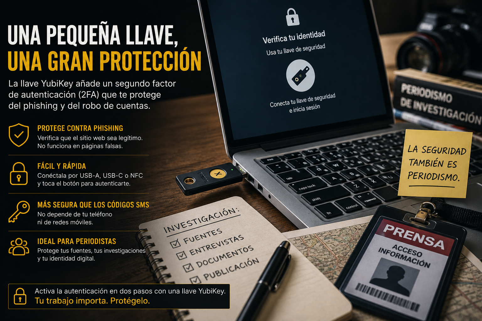La llave que puede impedir que roben tu investigación